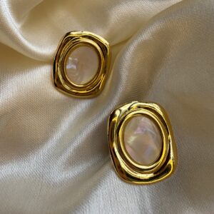 Opal Frame Earrings