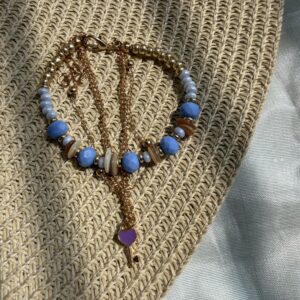 Periwinkle Key Bracelet