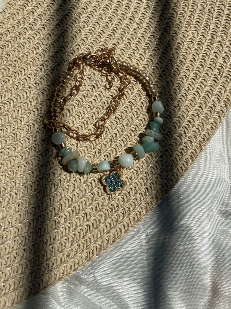 Seaglass Clover Bracelet