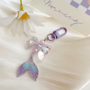 Mermaid Bow Bag Charm