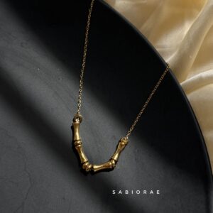 Bamboo Link Necklace