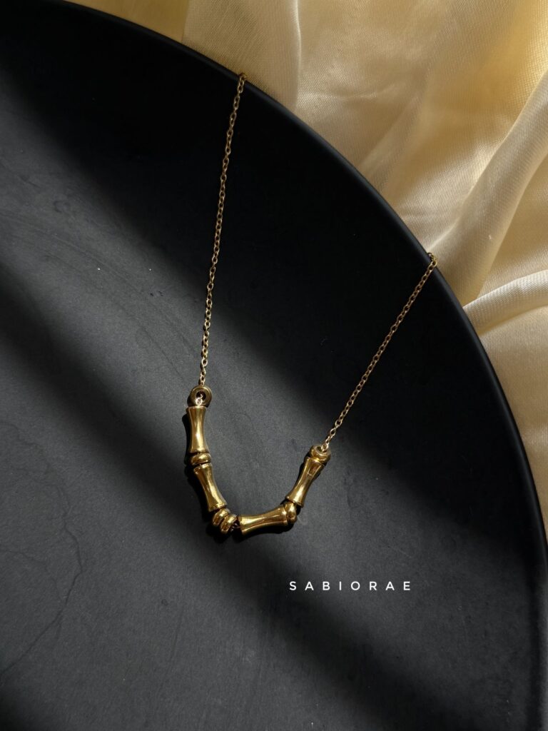 Bamboo Link Necklace