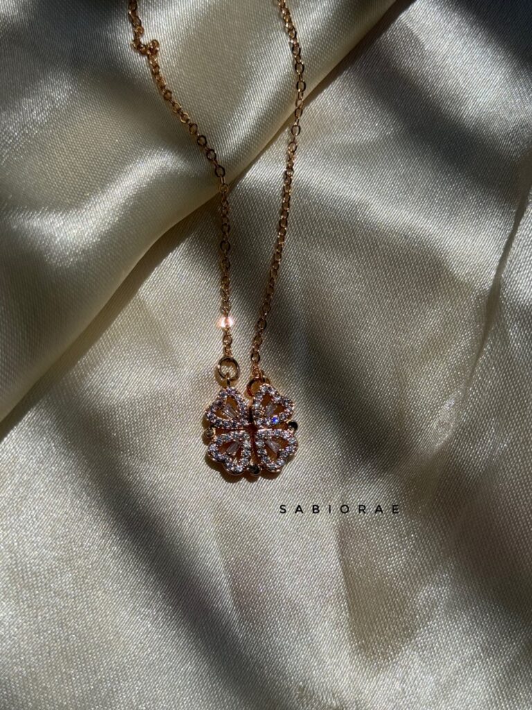 Crystal Clover Necklace
