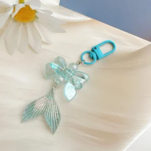 Mermaid Tail Bag Charm — Turquoise