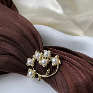 Pearl Blossom Cluster Brooch