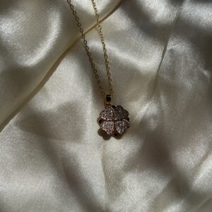 Golden Herringbone Chain Necklace
