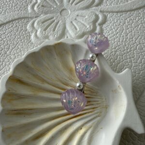 Sea Shell Trio Clip — Lilac