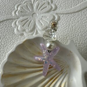 Starfish Pearl Clip — Lilac