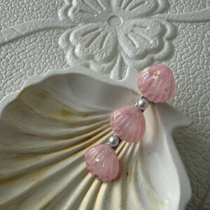 Sea Shell Trio Clip — Pink