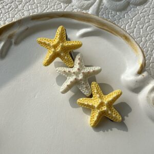 Starfish Trio Clip — Yellow