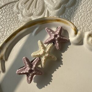 Starfish Trio Clip — Pink