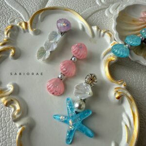 Sea Treasures Hair Clip Set — No. 1