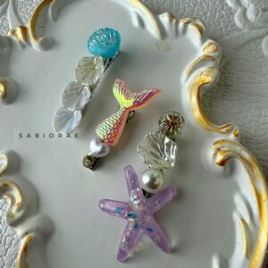 Sea Treasures Hair Clip Set — No. 3