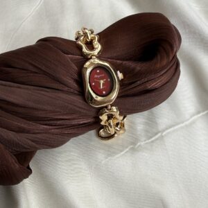 Vintage Watch Wavey Maroon Dial SSW04
