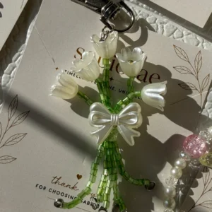Tulip Bouquet Bag Charm