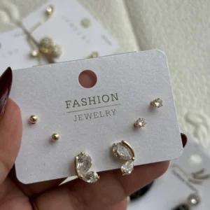 Teardrop Sparkle Studs